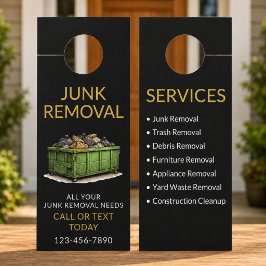 Colgador Para Puertas Servicio Profesional de Eliminación de Basura Negr