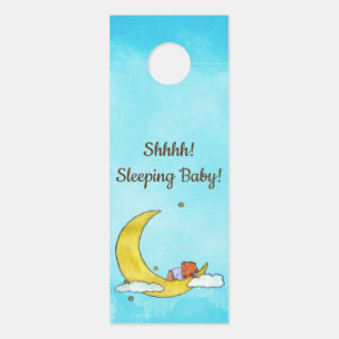 Colgador Para Puertas ¡Shhhh! Bebé dormido