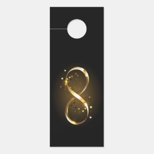 Colgador Para Puertas Símbolo de infinito dorado