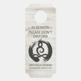 Colgador Para Puertas Símbolo de meditación Pose Healer ZEN del instruct