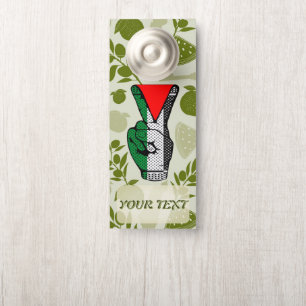 Colgador Para Puertas Símbolo de triángulo rojo de resistencia de mano d