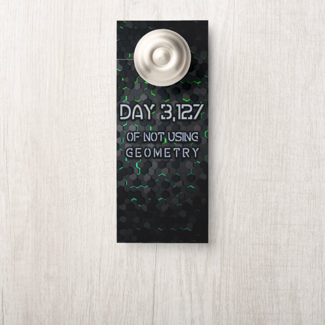 Colgador Para Puertas SlipperyJoe no está usando hexa de entrelazado geo (En pomo)