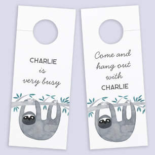 Colgador Para Puertas Sloth Personalized