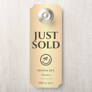 Colgador Para Puertas SOLAMENTE VENDIDO Agente Inmobiliario QR Percha de