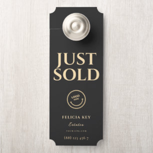 Colgador Para Puertas SOLAMENTE VENDIDO Agente Inmobiliario QR Percha de