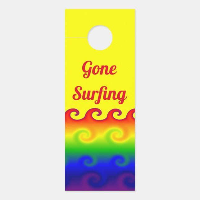 Colgador Para Puertas Surf/Natación Inocente (Anverso)