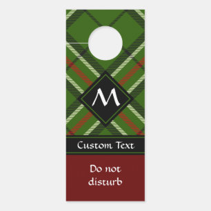 Colgador Para Puertas Tartán verde, negro, rojo y blanco