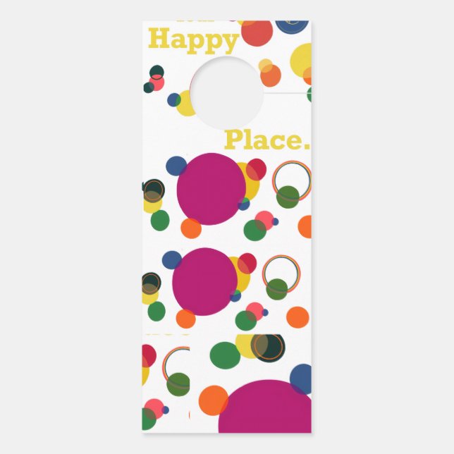 Colgador Para Puertas This is Your Happy Place (Reverso)