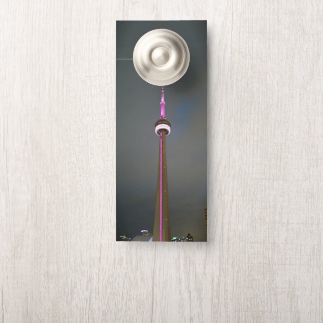 Colgador Para Puertas Torre CN no molestar por RoseWrites (En pomo)