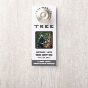Colgador Para Puertas *~* Tree ServicesLumber Jack QR Door