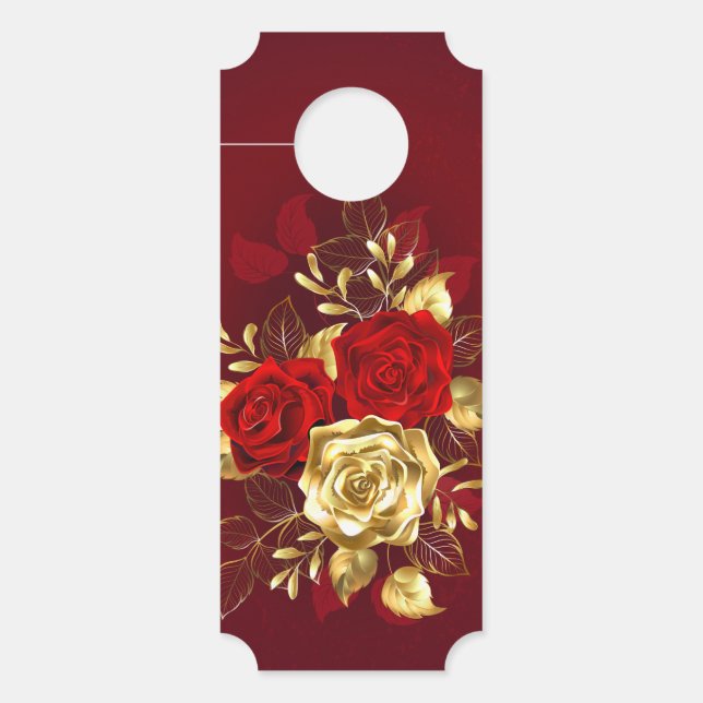 Colgador Para Puertas Tres Rosas Joyas (Anverso)