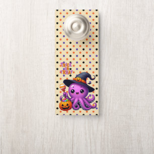 Colgador Para Puertas Trick or Treat Pulpo Halloween 