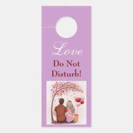 Colgador Para Puertas Valentine Couple Love Do Not Disturb