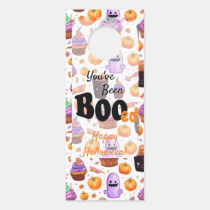 Colgador Para Puertas Vela de Halloween que has sido booed