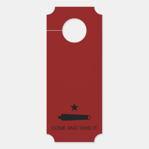 Colgador Para Puertas ¡Ven Y Tómalo! Bandera de batalla del estado de Te