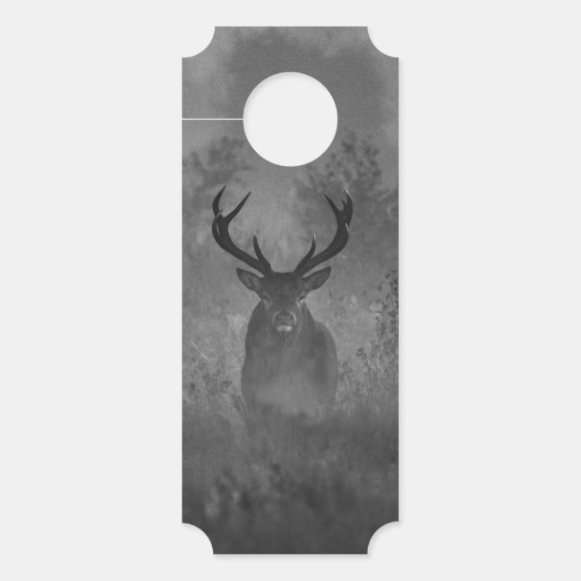 Colgador Para Puertas Venado En La Niebla (Anverso)