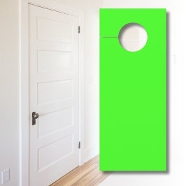 Colgador Para Puertas Verde Neón Color Sólido | Clásico