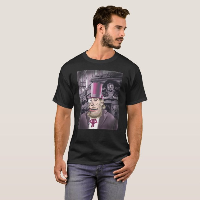 Colgando con hombres de Hyde camiseta negra (Anverso completo)