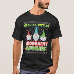 Colgando Con Mi Geografía Gnomies Ugly Sweater Chr