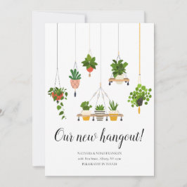 Colgando plantas nueva dirección de casa que hemos