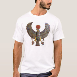 Colgante del halcón de Hru - camiseta blanca