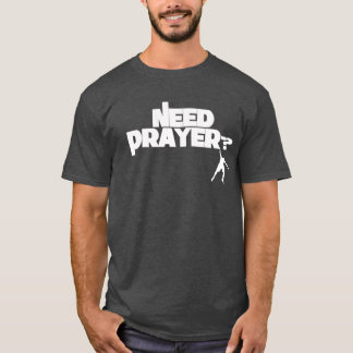 Colgante en la camiseta del rezo de la necesidad