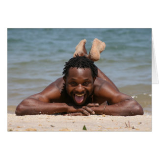 Colgante en la playa