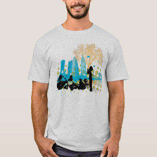 colgante hacia fuera con el gang2 en la camisa