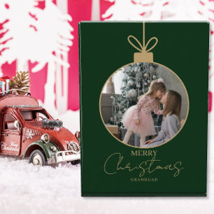 colgante personalizado de fotos de Navidad alegre