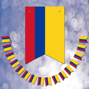 Colgantes de fiesta de Colombia, bandera colombian