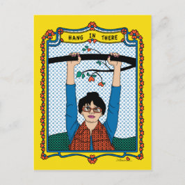 Colgar en la tarjeta postal Ahí