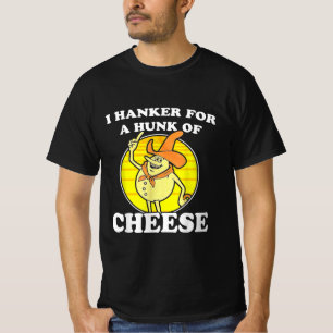 Colgar Una Cena De Camiseta De Queso