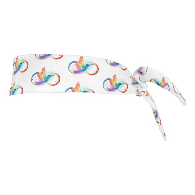 Colibrí arcoiris con símbolo Infinity (Girar 90)