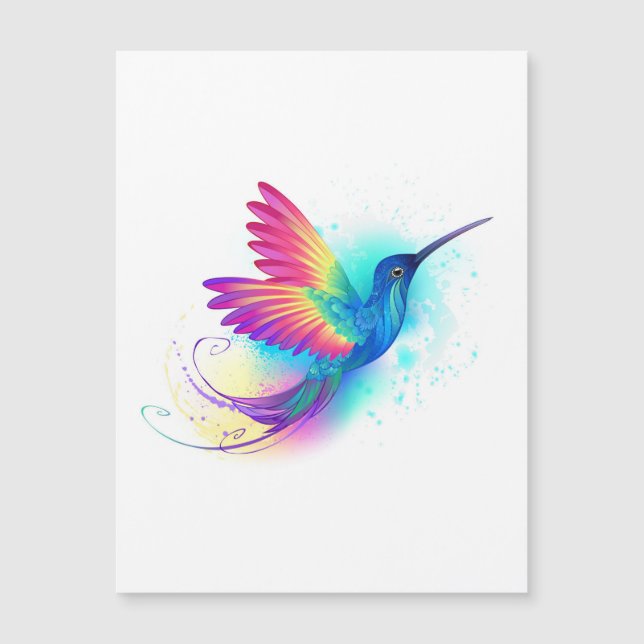 Colibrí arcoiris exótica (Anverso)