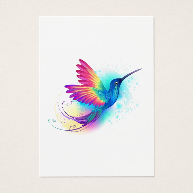 Colibrí arcoiris exótica (Frente)