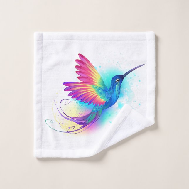 Colibrí Arcoíris Exótico (Toallita)