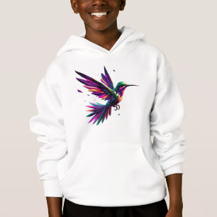 Colibrí Arcoíris Geométrico – Arte Moderno Vibrant