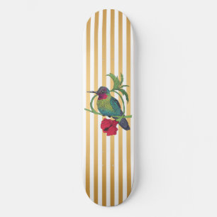Colibri Bird Gold Stripes Tabla de Skate