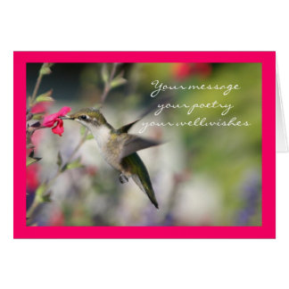 Colibrí en vuelo