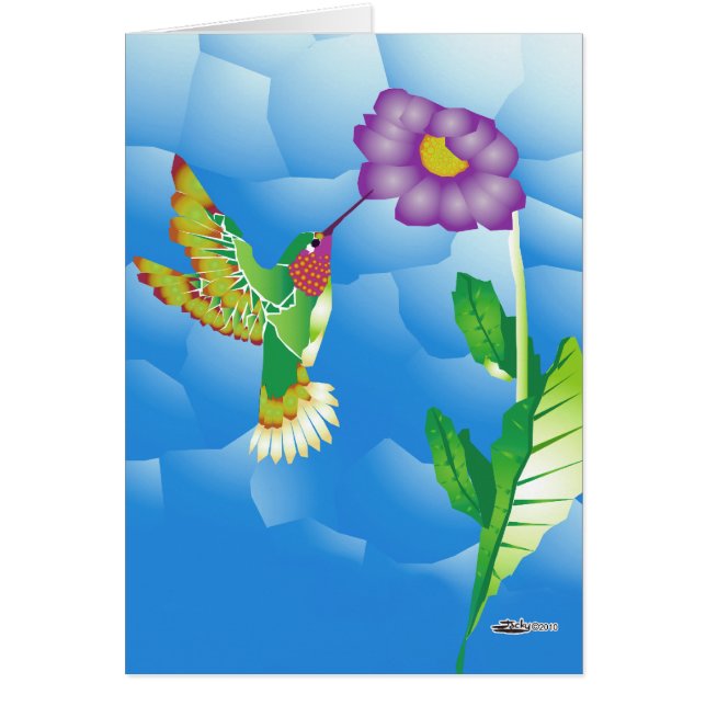 Colibrí: Estilizado (Frente)