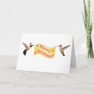 Colibríes de las Felices Navidad