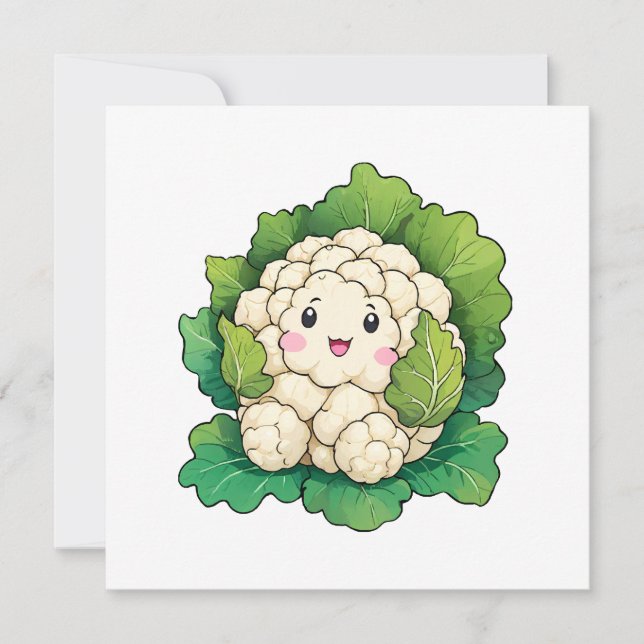 Coliflor Kawaii (Anverso)