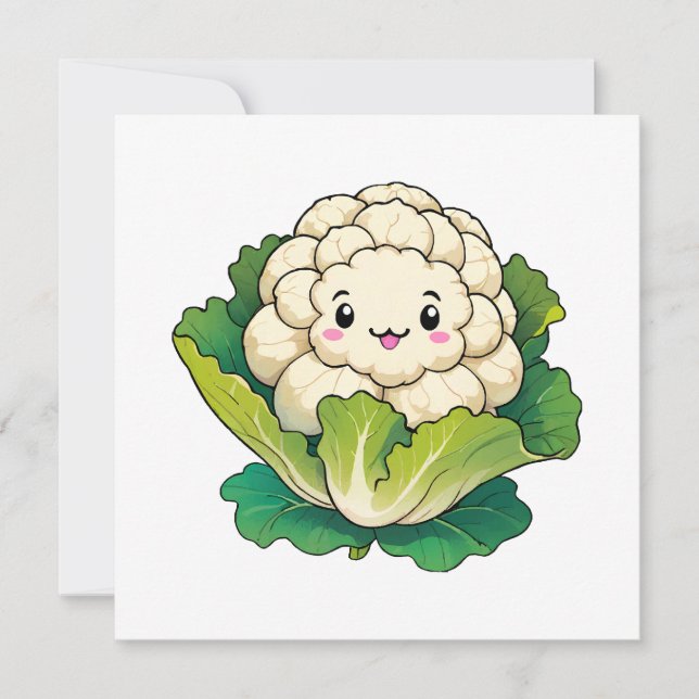 Coliflor Kawaii (Anverso)