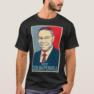 Colin Powell murió despojado de camiseta esencial
