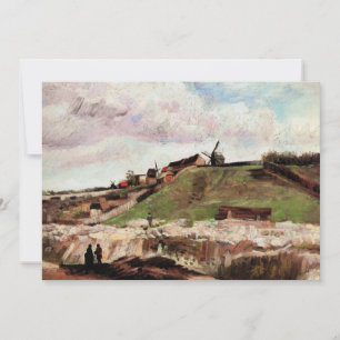 Colina de Montmartre con Quarry de Vincent van Gog