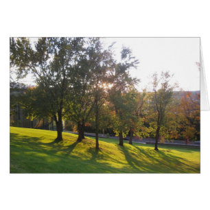 Colina de RPI en la luz de la tarde