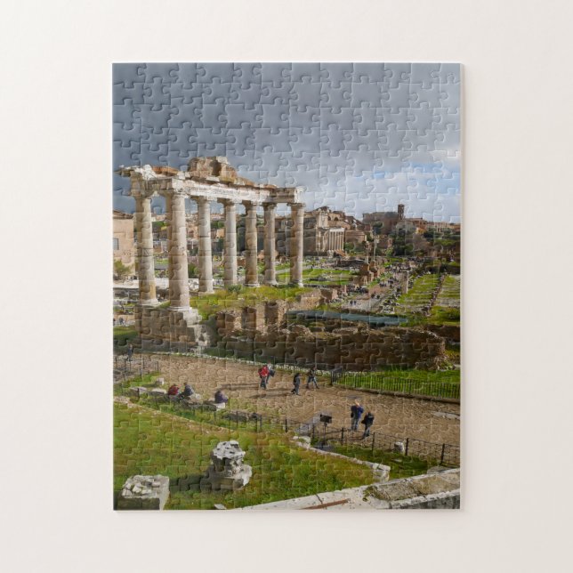 Colina Palatina Roma Italia. Rompecabezas (Vertical)