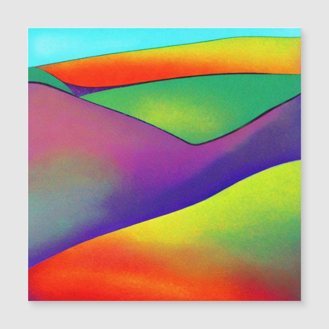 Colinas arcoiris audaces (Anverso)