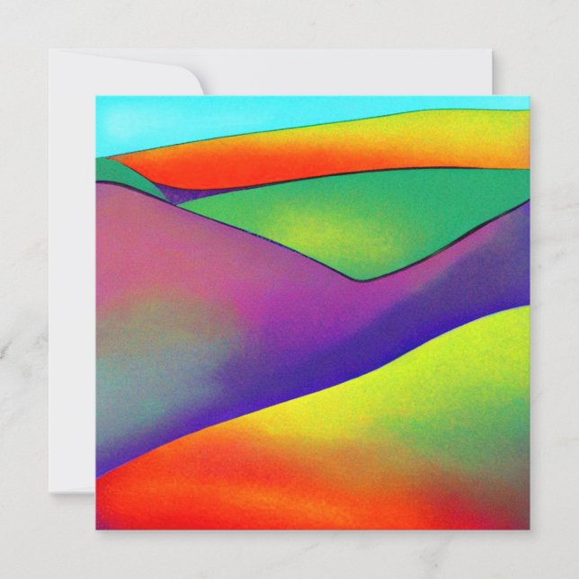 Colinas arcoiris audaces (Anverso)