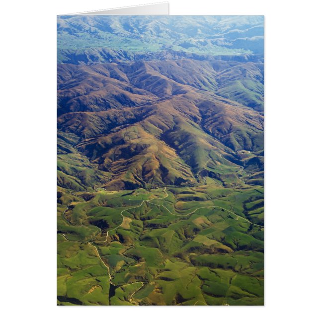 Colinas rocosas en la región de Southland, Nueva Z (Frente)